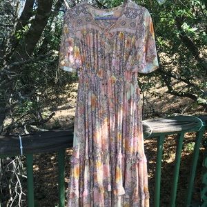 (S) Spell Garden Party Dress in Blush